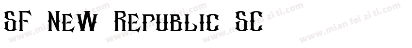 SF New Republic SC字体转换